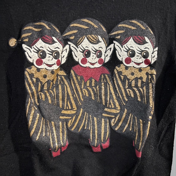 Miss Ladybug Kneehugger Elves Black Sweater - Picture 2 of 5
